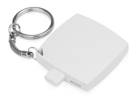 Портативное зарядное устройство-брелок Saver, 600 mAh, белый, арт. 017404603
