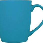 Кружка керамическая с покрытием софт тач голубая, арт. 017379603