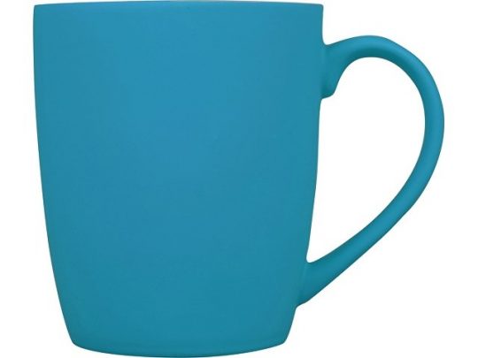 Кружка керамическая с покрытием софт тач голубая, арт. 017379603