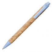 Шариковая ручка Midar из пробки и пшеничной соломы, cиний, арт. 017505903