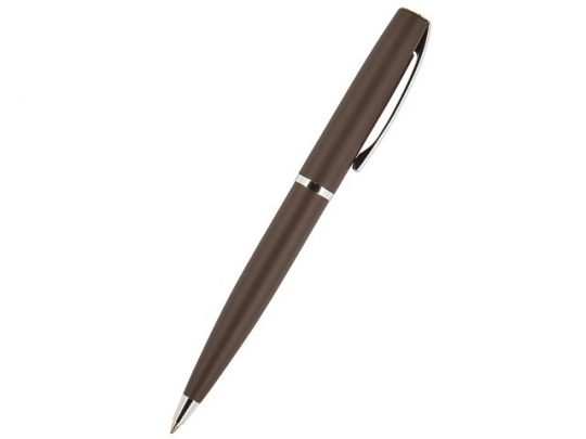 Ручка Bruno Visconti Sienna шариковая  автоматическая, коричневый металлический корпус, 1.0 мм, синяя, арт. 017353403