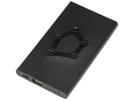 Портативное беспроводное зарядное устройство Geo Wireless, 5000 mAh, черный, арт. 017408103