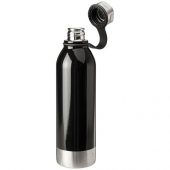 Спортивная бутылка из нержавеющей стали Perth объемом 740 мл, черный, арт. 017496303