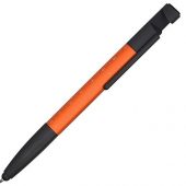 Ручка-стилус металлическая шариковая многофункциональная (6 функций) Multy, оранжевый, арт. 017423603