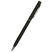 Ручка Palermo шариковая BrunoVisconti автоматическая, черный металлический корпус, 0,7 мм, синяя, арт. 017356303