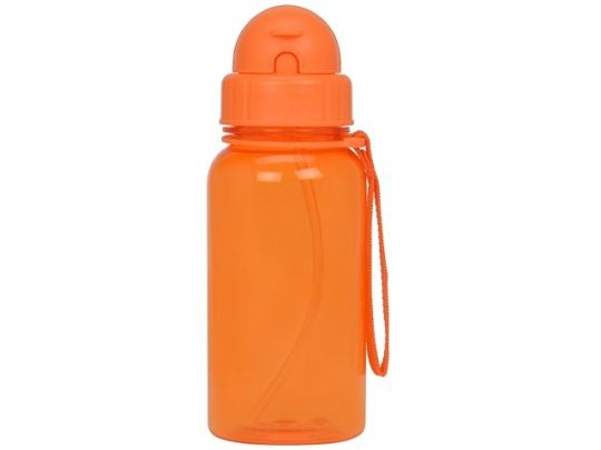 Бутылка для воды со складной соломинкой Kidz 500 мл, оранжевый, арт. 017566803