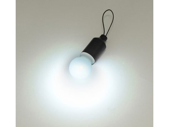 Брелок с мини-лампой Pinhole, черный, арт. 017733103