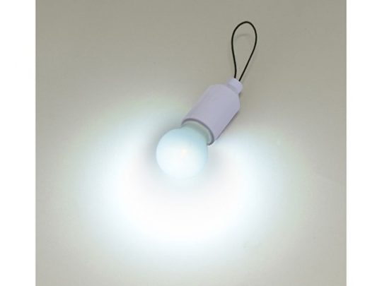 Брелок с мини-лампой Pinhole, белый, арт. 017733403