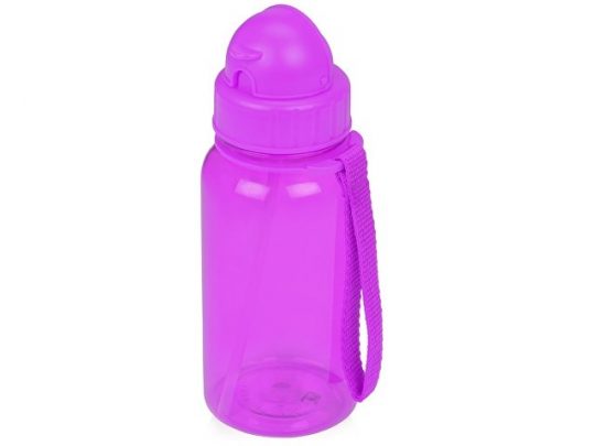 Бутылка для воды со складной соломинкой Kidz 500 мл, фиолетовый, арт. 017566703