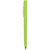 Ручка шариковая Navi soft-touch, зеленое яблоко, арт. 017618603