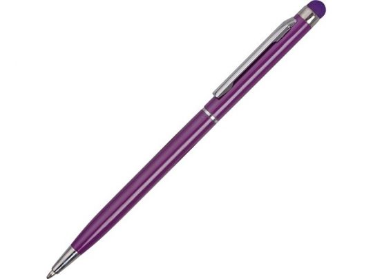 Ручка-стилус металлическая шариковая Jucy, фиолетовый, арт. 017836503