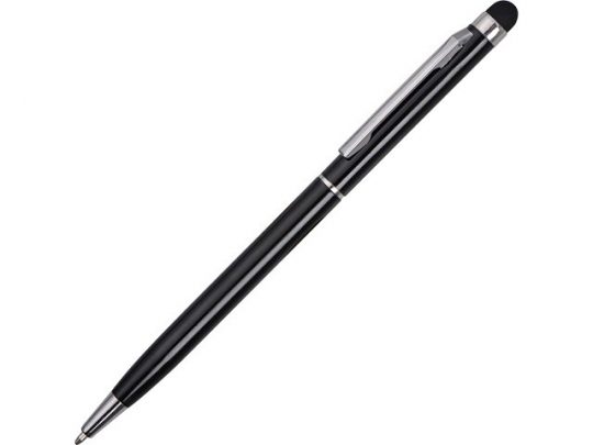 Ручка-стилус металлическая шариковая Jucy черный, арт. 017836403