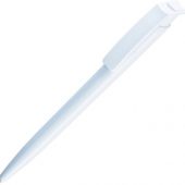Ручка шариковая пластиковая RECYCLED PET PEN, синий, 1 мм, белый, арт. 017802503