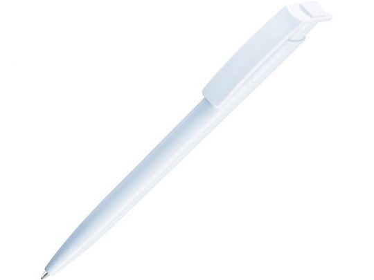 Ручка шариковая пластиковая RECYCLED PET PEN, синий, 1 мм, белый, арт. 017802503