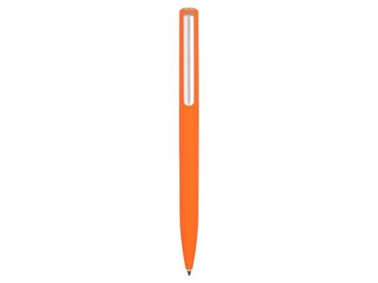 Ручка шариковая пластиковая Bon с покрытием soft touch, оранжевый, арт. 017837503