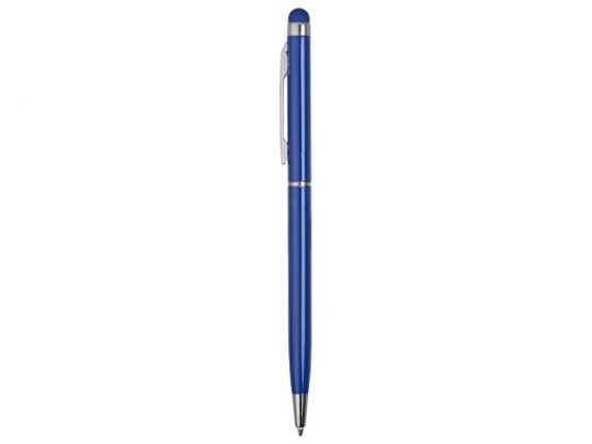 Ручка-стилус металлическай шариковая Jucy, синий, арт. 017836603