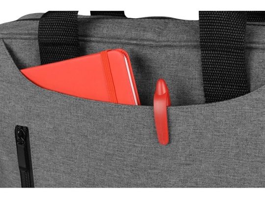 Сумка для ноутбука Wing с вертикальным наружным карманом, серый, арт. 017904803