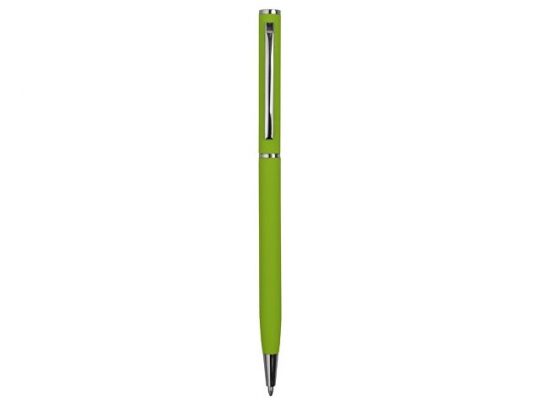 Ручка металлическая шариковая с покрытием софт тач, зеленое яблоко, арт. 017914003