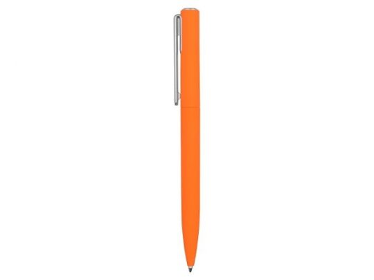 Ручка шариковая пластиковая Bon с покрытием soft touch, оранжевый, арт. 017837503