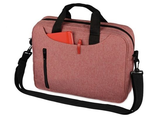 Сумка для ноутбука Wing с вертикальным наружным карманом, красный, арт. 017905003