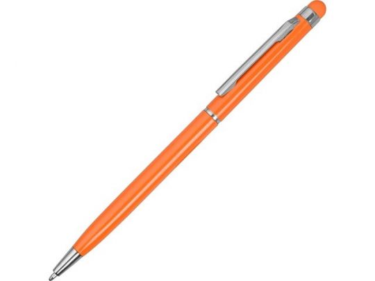 Ручка-стилус металлическая шариковая Jucy, оранжевый, арт. 017836803