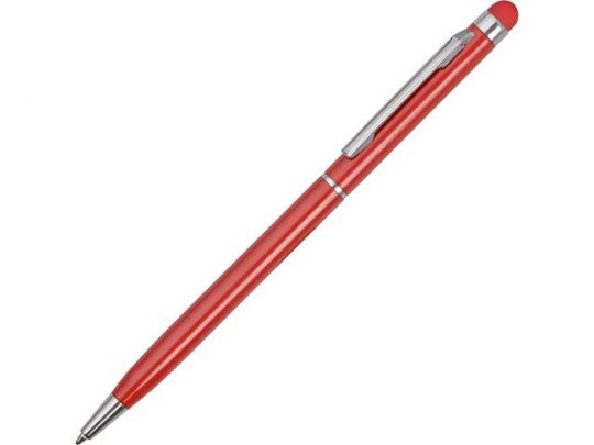 Ручка-стилус металлическая шариковая Jucy, красный, арт. 017836303