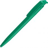 Ручка шариковая пластиковая RECYCLED PET PEN, синий, 1 мм, зеленый, арт. 017802203