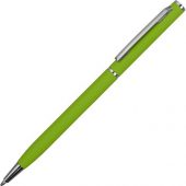 Ручка металлическая шариковая с покрытием софт тач, зеленое яблоко, арт. 017914003