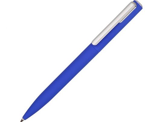 Ручка шариковая пластиковая Bon с покрытием soft touch, синий, арт. 017837703