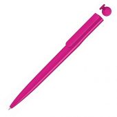 Ручка шариковая пластиковая RECYCLED PET PEN switch, синий, 1 мм, розовый, арт. 017801303