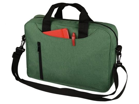 Сумка для ноутбука Wing с вертикальным наружным карманом, зеленое яблоко, арт. 017904703