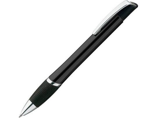 Ручка шариковая металлическая OPERA, синий, 1мм, черный, арт. 017798503