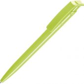 Ручка шариковая пластиковая RECYCLED PET PEN, синий, 1 мм, фисташковый, арт. 017802003