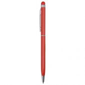 Ручка-стилус металлическая шариковая Jucy, красный, арт. 017836303