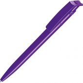 Ручка шариковая пластиковая RECYCLED PET PEN, синий, 1 мм, фиолетовый, арт. 017802803