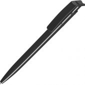 Ручка шариковая пластиковая RECYCLED PET PEN, синий, 1 мм, черный, арт. 017802303