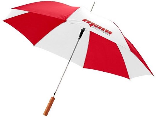 Зонт-трость Lisa полуавтомат 23, красный/белый, арт. 017764803