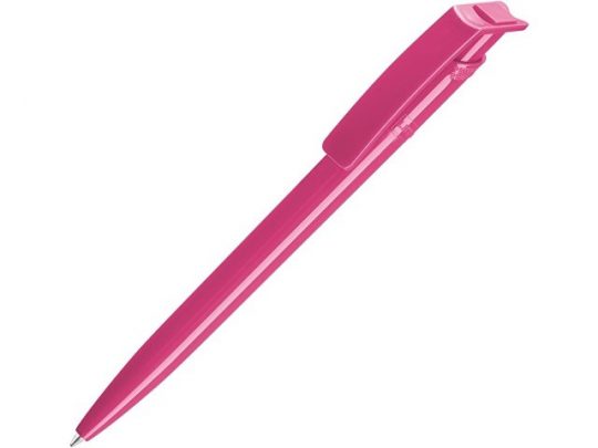 Ручка шариковая пластиковая RECYCLED PET PEN, синий, 1 мм, розовый, арт. 017802903