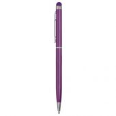 Ручка-стилус металлическая шариковая Jucy, фиолетовый, арт. 017836503
