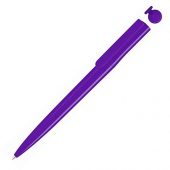 Ручка шариковая пластиковая RECYCLED PET PEN switch, синий, 1 мм, фиолетовый, арт. 017801203
