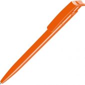 Ручка шариковая пластиковая RECYCLED PET PEN, синий, 1 мм оранжевый, арт. 017803003