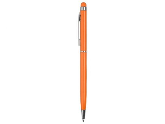 Ручка-стилус металлическая шариковая Jucy, оранжевый, арт. 017836803