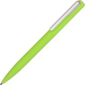 Ручка шариковая пластиковая Bon с покрытием soft touch, зеленое яблоко, арт. 017837903