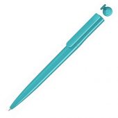 Ручка шариковая пластиковая RECYCLED PET PEN switch, синий, 1 мм, лазурный, арт. 017801503