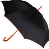Зонт-трость полуавтоматический, оранжевый, арт. 017774603