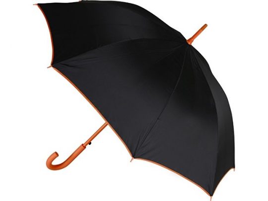 Зонт-трость полуавтоматический, оранжевый, арт. 017774603