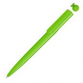 Ручка шариковая пластиковая RECYCLED PET PEN switch, синий, 1 мм, зеленое яблоко, арт. 017800503