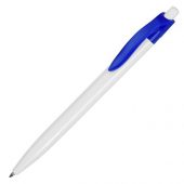 Ручка шариковая Какаду, белый/ярко-синий, арт. 018036003
