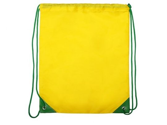 Рюкзак- мешок Clobber, желтый/зеленый, арт. 018068003