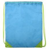 Рюкзак- мешок Clobber, голубой/зеленое яблоко, арт. 018067803